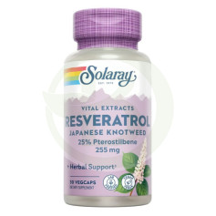 Super Resveratrol 250Mg. 30 Capsule Solaray