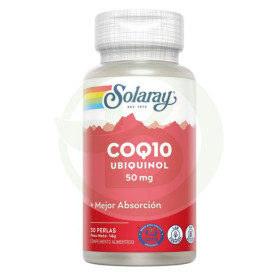 Ubiquinol CoQ10 50Mg. 30 Perle Solaray