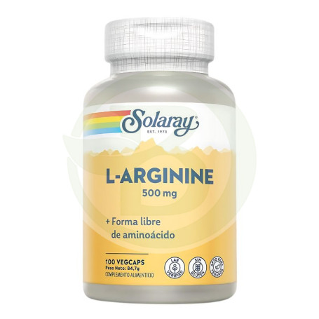 L-Arginine 500Mg. 10 Capsule Solaray