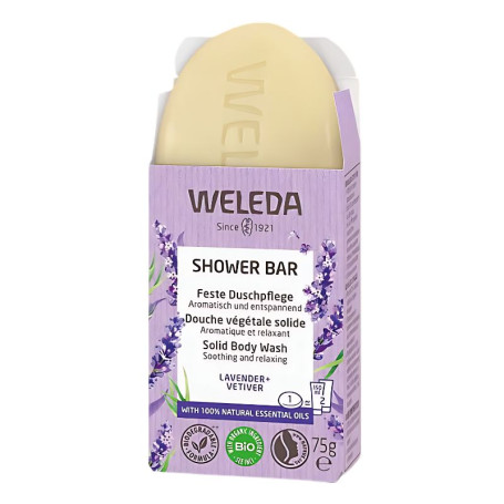 Weleda Sapone doccia solido rilassante alla lavanda