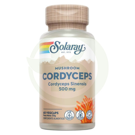 Cordyceps Fermented 500Mg. 60 Capsule Solaray