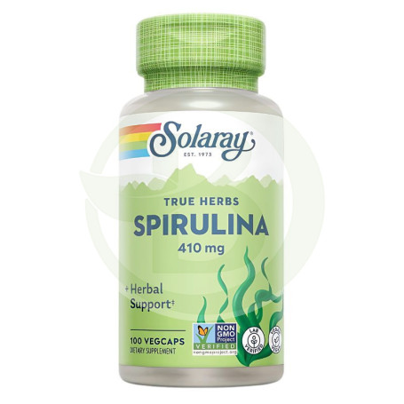 Spirulina 410Mg. 100 Capsule Solaray