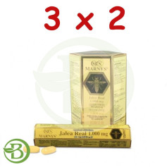 Confezione 3x2 Pappa Reale e Lecitina 30 Capsule Marnys