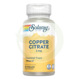Rame Citrato 2Mg. 60 Capsule Solaray