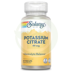 Potassio Citrato 99Mg. 60 Capsule Solaray