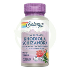 Rhodiola & Schizandra 500Mg. 60 Capsule Solaray