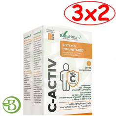 Confezione 3x2 C-Activ 40 compresse Soria Natural
