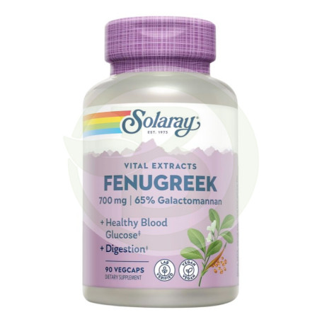Fenugreek (Fieno Greco) 350Mg. 90 Capsule Vegetali Solaray