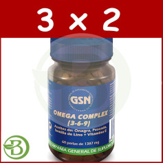 Confezione 3x2 Omega Complex 3-6-9 60 Perle GSN