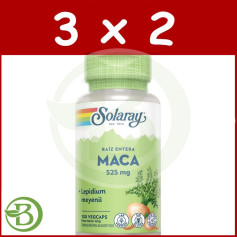 Confezione 3x2 Maca 525Mg. 100 capsule Solaray