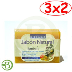 Confezione 3x2 Sapone al Sandalo 100Gr. Bifemme