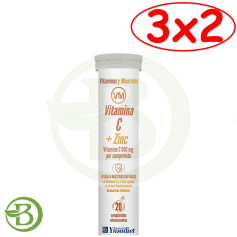 Confezione 3x2 Vitamina C + Zinco Effervescente 20 Compresse Ynsadiet