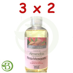 Confezione 3x2 Olio Di Mandorle + Rosa Canina 250Ml. Bifemme