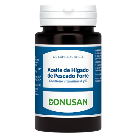 Bonusan Forte Olio di fegato di pesce 120 perle