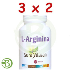 Confezione 3x2 L-Arginina 50 Capsule Sura Vitasan
