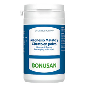Polvere di Magnesio, Malato e Citrato 130 Gr Bonusan