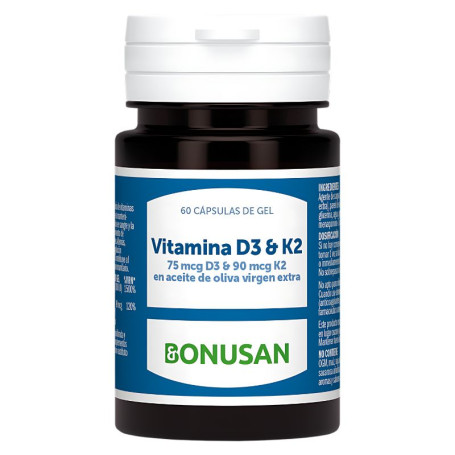 Vitamina D3 e K2 60 Perle Bonusan