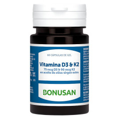 Vitamina D3 e K2 60 Perle Bonusan