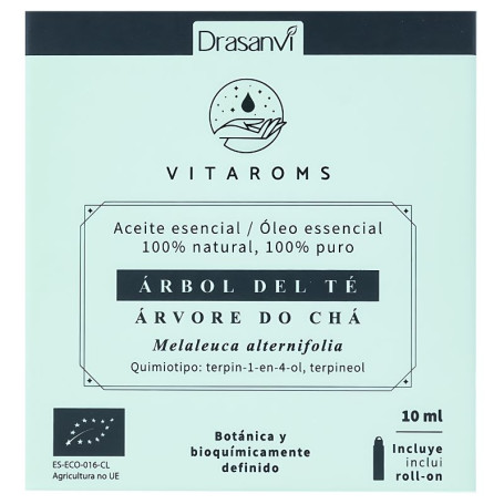 Olio essenziale di tea tree biologico 10 ml Vitaroms Drasanvi