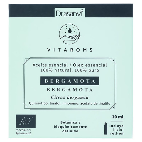 Olio Essenziale Di Bergamotto Biologico 10Ml Vitaroms Drasanvi