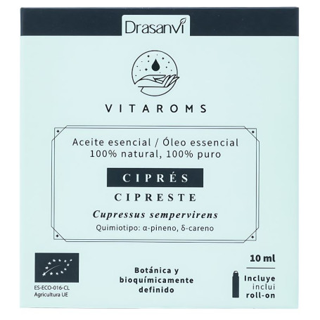 Olio essenziale di cipresso bio 10 ml Vitaroms Drasanvi