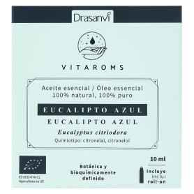 Olio essenziale di eucalipto blu bio 10 ml Vitaroms Drasanvi