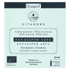Olio essenziale di eucalipto blu bio 10 ml Vitaroms Drasanvi