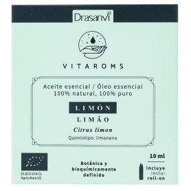 Olio essenziale di limone biologico 10M Vitaroms Drasanvi