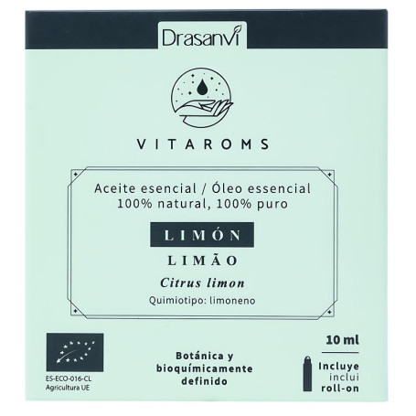 Olio essenziale di limone biologico 10M Vitaroms Drasanvi