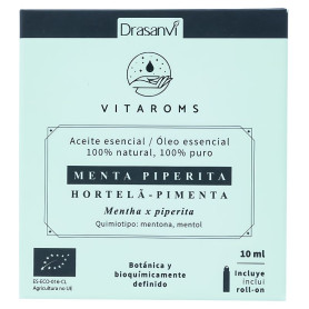 Olio Essenziale Di Menta Piperita Biologico 10Ml Vitaroms Drasanvi