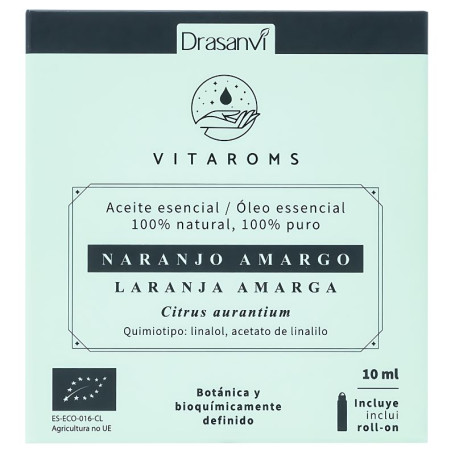 Olio essenziale di arancia amara biologica 10 ml Vitaroms Drasanvi