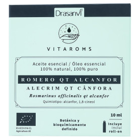 Olio Essenziale Di Rosmarino Qt Canfora Bio 10Ml Vitaroms Drasanvi