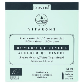 Olio Essenziale Di Rosmarino Qt Cineol Bio 10Ml Vitaroms Drasanvi