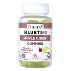 Aceto di sidro di mele Siluet 360º 40 caramelle gommose Drasanvi