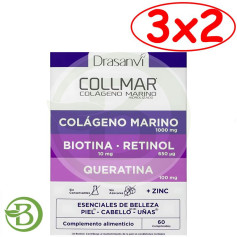 Confezione 3x2 Collmar Essential Beauty 60 compresse Drasanvi