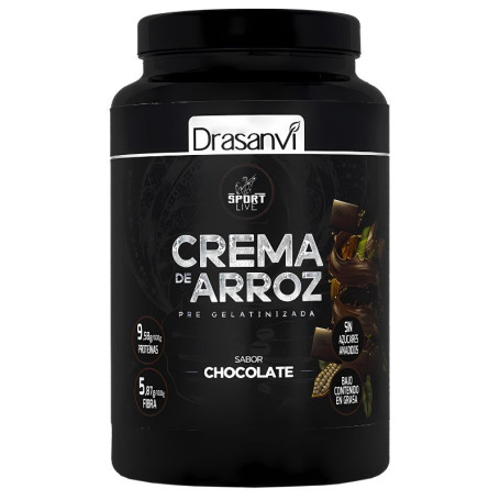 Crema Di Riso Al Gusto Cioccolato 1 Kg Sport Live Drasanvi