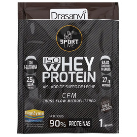Proteine Whey Isolate Monodose Doppio Cioccolato 30G Sport Live Dr