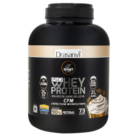 Proteine Isolate Del Siero Di Latte Cappuccino 2.2Kg Sport Live Drasanvi