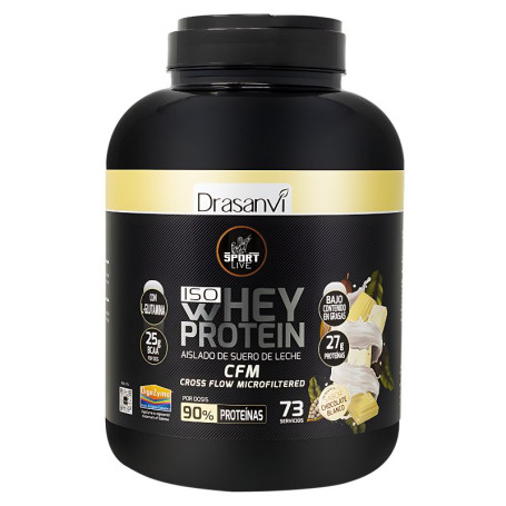 White Choco Whey Protein Isolate 2.2Kg Sport Live Drasanvi