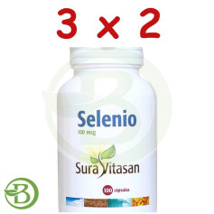 Confezione 3x2 Selenio 100Mcg. 100 capsule Sura Vitasan