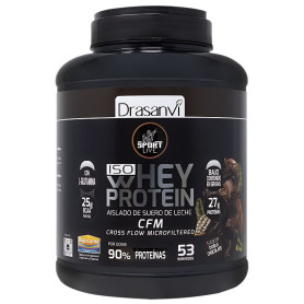 Proteine Whey Isolate Doppio Cioccolato 1.6Kg Sport Live Drasanvi