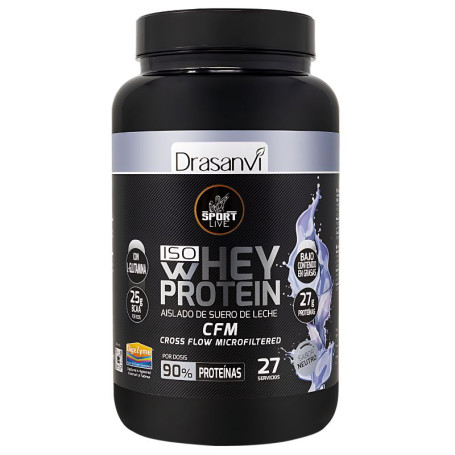 Proteine isolate del siero di latte neutro 800G Sport Live Drasanvi