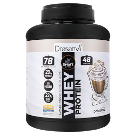 Concentrato di proteine del siero di latte Cappuccino 1450G Sport Live Drasanvi