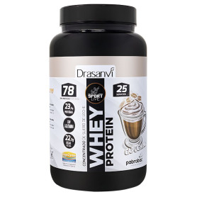 Concentrato di proteine del siero di latte Cappuccino 750G Sport Live Drasanvi