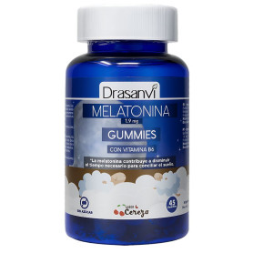 Melatonina 1,9 Mg + Vitamina B6 Ciliegia 45 caramelle gommose Drasanvi