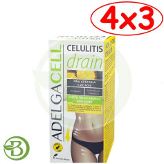 Confezione 4x3 Adelgacell Celulite Drain 600 Ml Dietmed