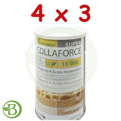 Pack 4x3 Super Collaforce 10.000 Magnesio (Limone) 450Gr Dietmed