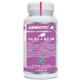 Vit D3 + K2 (5.000 Ui D3 + 100 Μg K2) 60 Compresse Airbiotiche