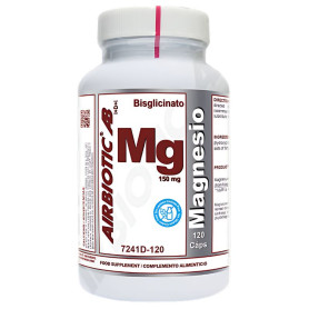 Magnesio Ab (come bisglicinato) 150 Mg 120 capsule Airbiotic