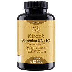 Vitamina D3 + K2 120 Perle Kiroot